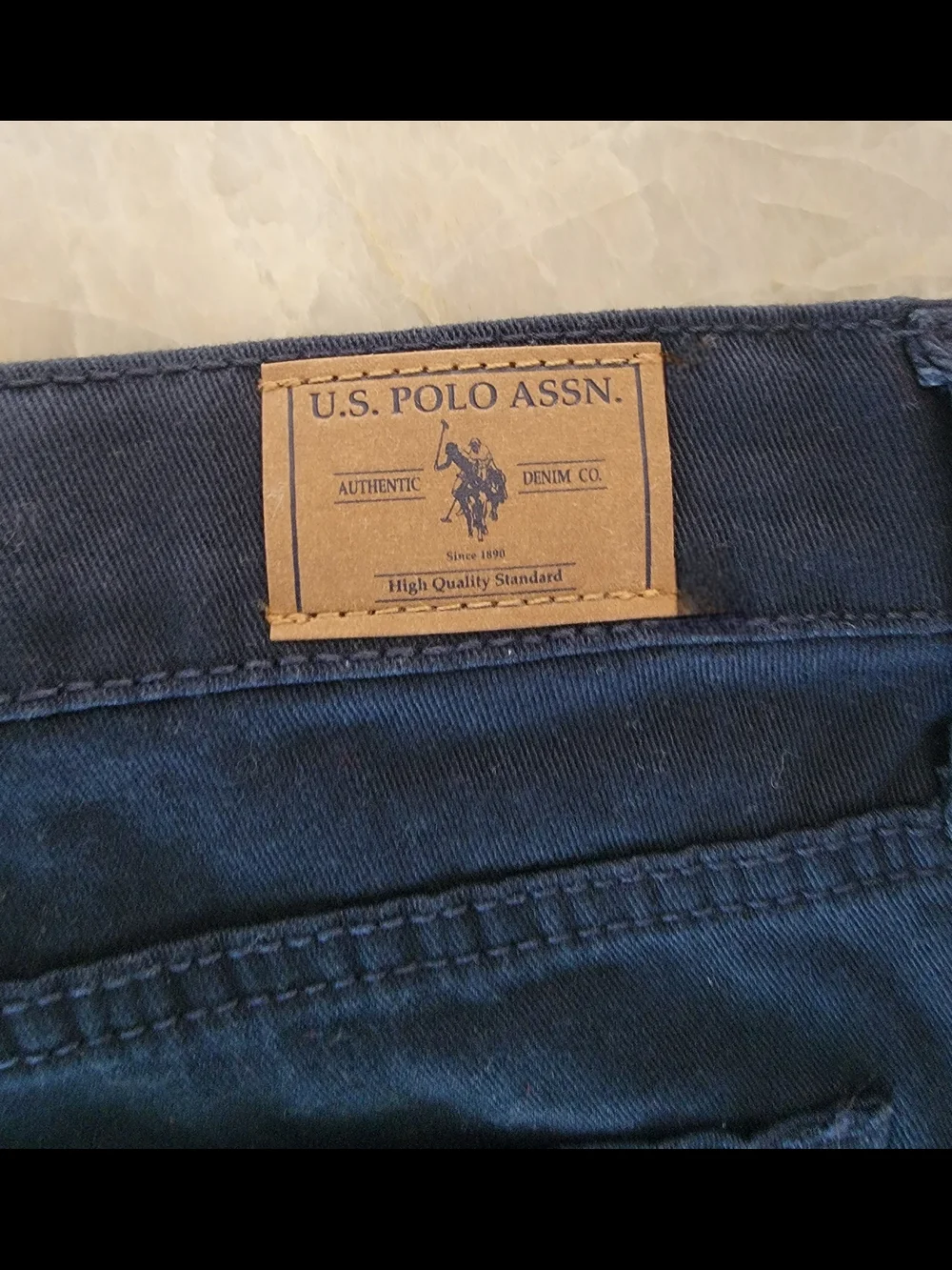 U.S. Polo Assn. Boys' Stretch Twill 5-Pocket Straight Fit Pants. Sz 16